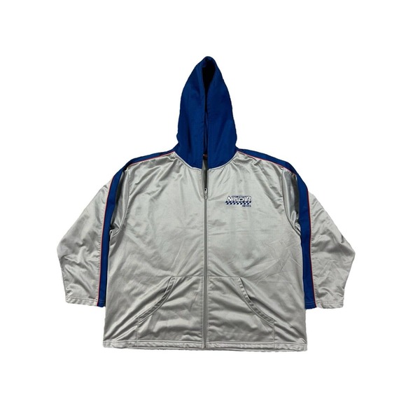 NASCAR Full‎ Throttle Women Gray Zip Up Hooded Jacket Size 22W/24W - Picture 1 of 6